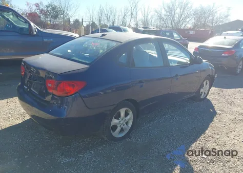 2008 Hyundai Elantra Gls/Se из США, поврежденный, VIN KMHDU46D28U307712